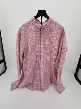 Vineyard Vines Whale Shirt long-sleeve button-down plaid shirt
